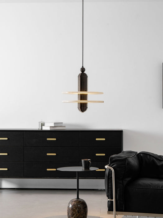 Saturn Alabaster Pendant Light - Simprolos