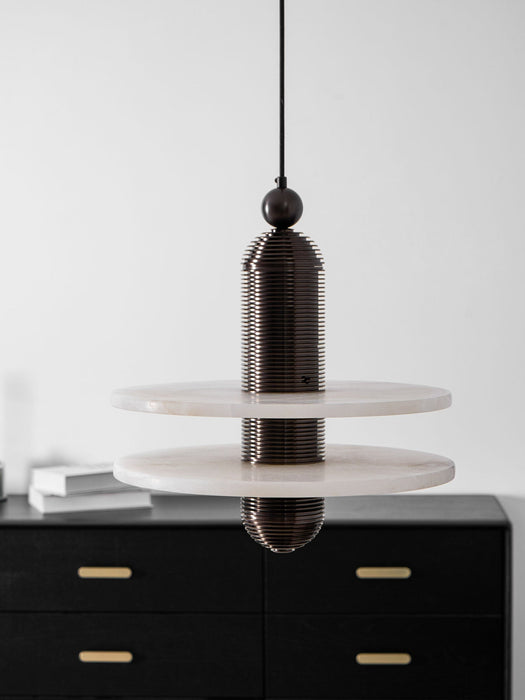 Saturn Alabaster Pendant Light - Simprolos