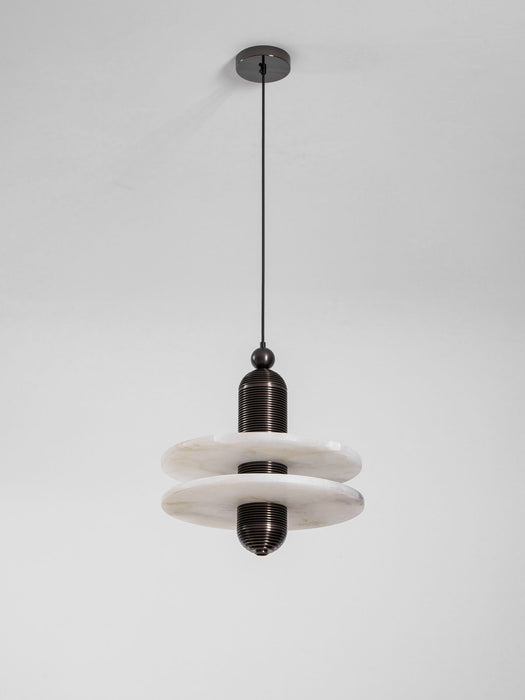 Saturn Alabaster Pendant Light - Simprolos