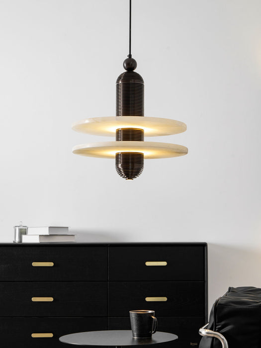 Saturn Alabaster Pendant Light - Simprolos