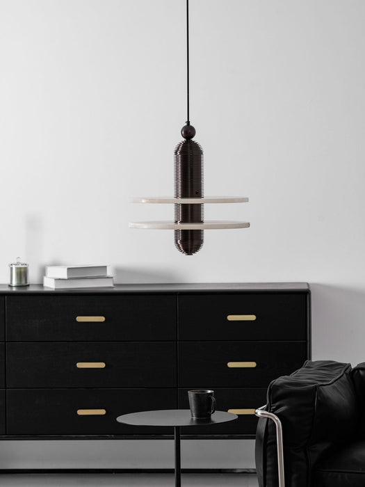 Saturn Alabaster Pendant Light - Simprolos
