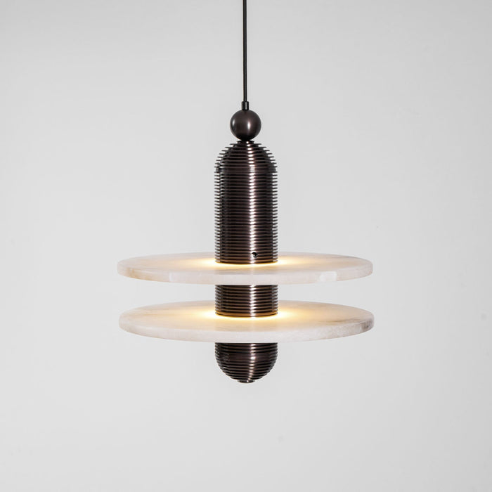 Saturn Alabaster Pendant Light - Simprolos
