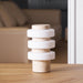 Saturn Travertine Table Lamp - Simprolos