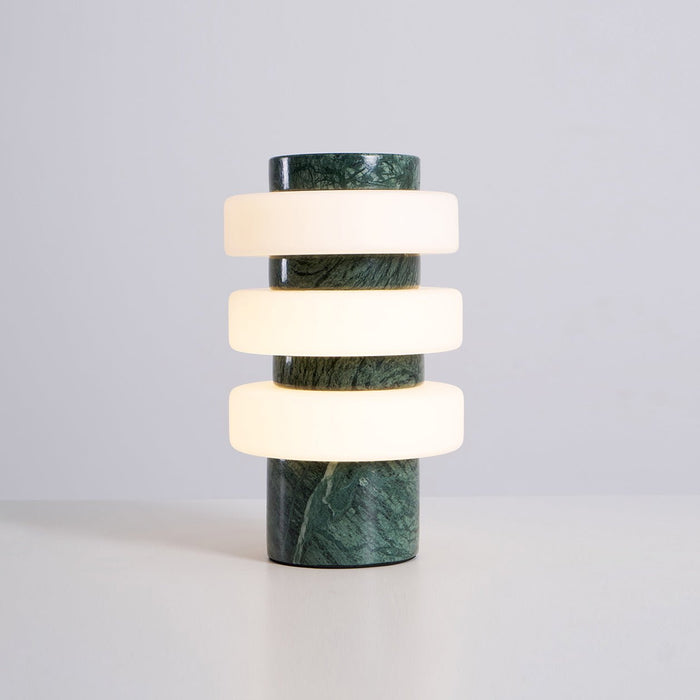 Saturn Travertine Table Lamp - Simprolos