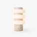 Saturn Travertine Table Lamp - Simprolos