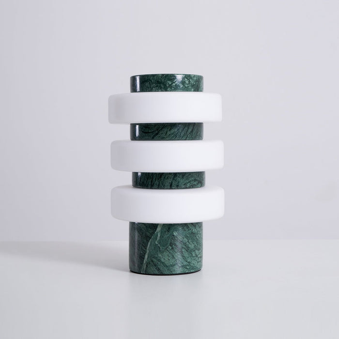 Saturn Travertine Table Lamp - Simprolos