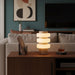 Saturn Travertine Table Lamp - Simprolos