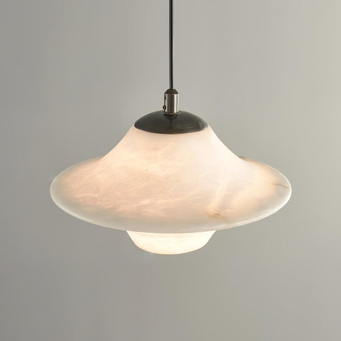 Saucer Alabaster Pendant Light - Simprolos