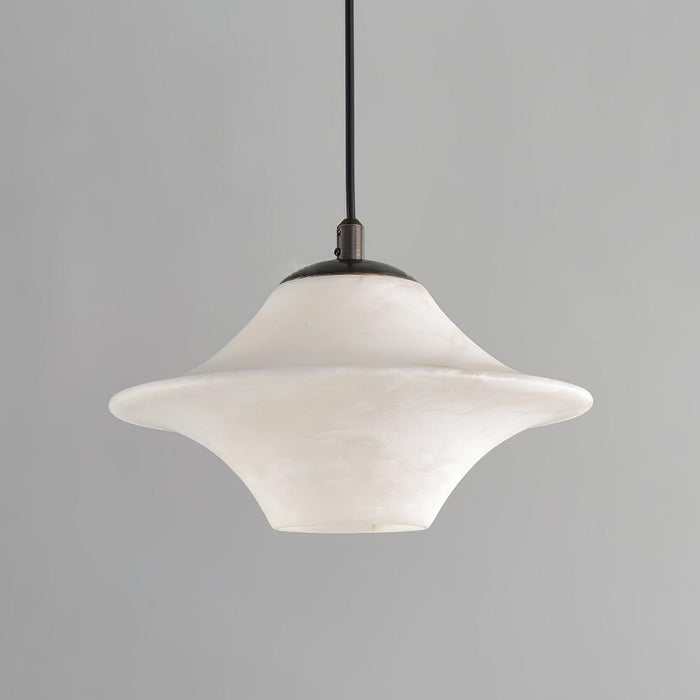 Saucer Alabaster Pendant Light - Simprolos