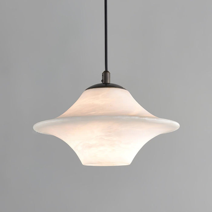 Saucer Alabaster Pendant Light - Simprolos