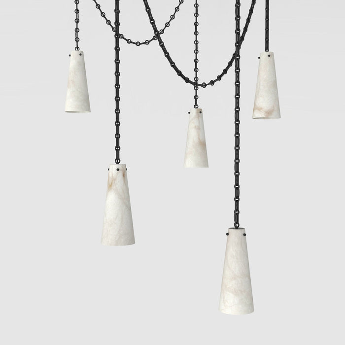Savona Alabaster Chandelier - Simprolos
