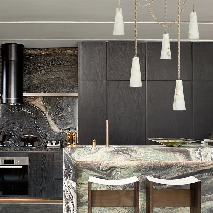 Savona Alabaster Chandelier - Simprolos