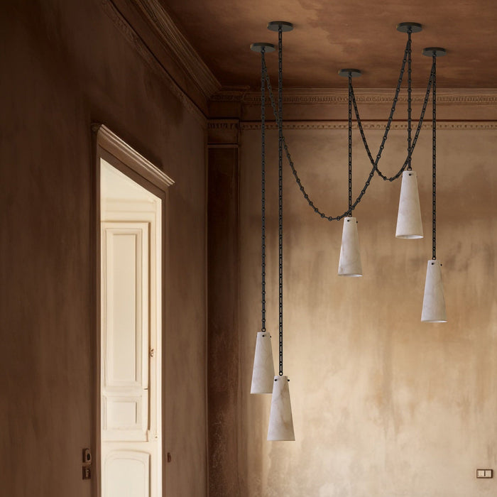 Savona Alabaster Chandelier - Simprolos