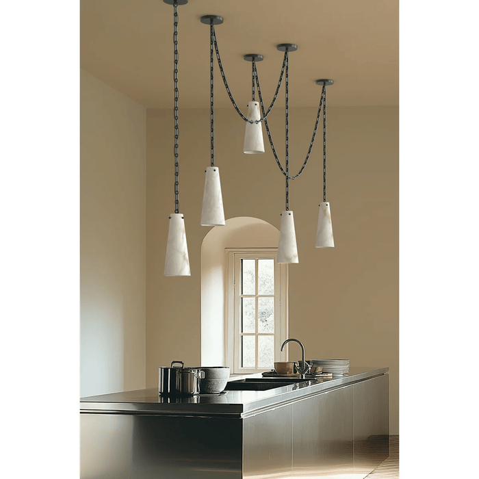 Savona Alabaster Chandelier - Simprolos