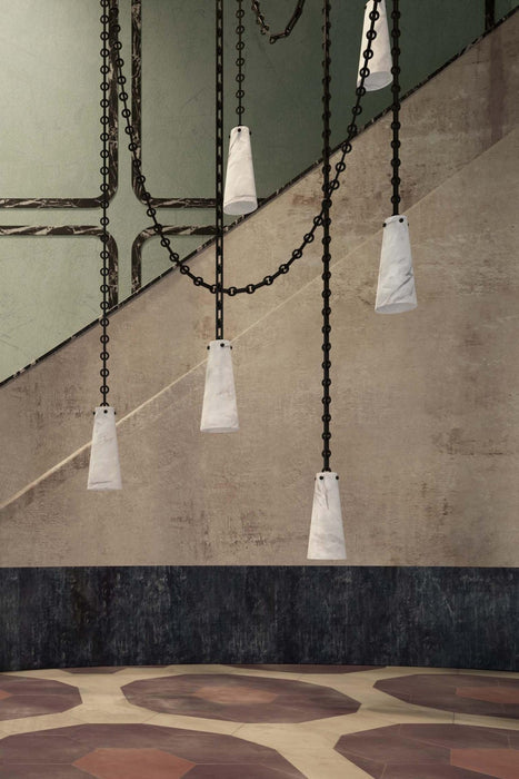 Savona Alabaster Chandelier - Simprolos