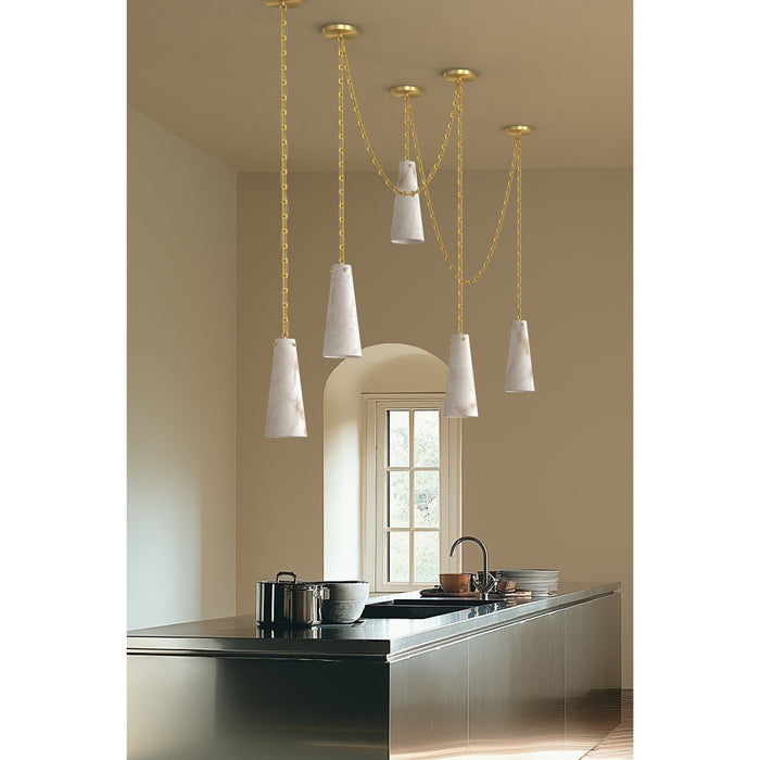 Savona Alabaster Chandelier - Simprolos