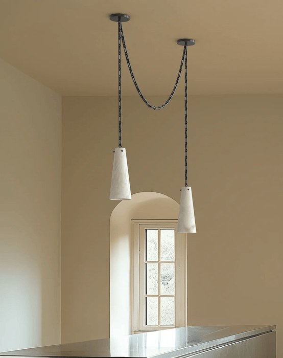 Savona Alabaster Chandelier - Simprolos