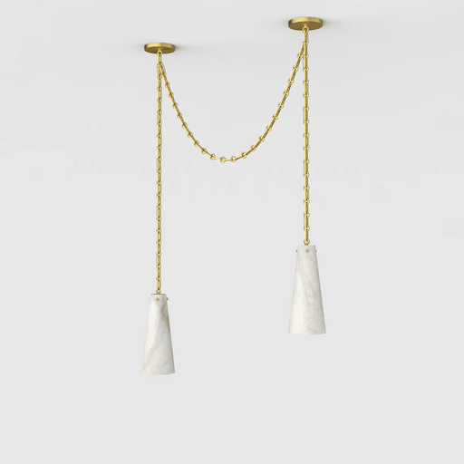 Savona Alabaster Chandelier - Simprolos