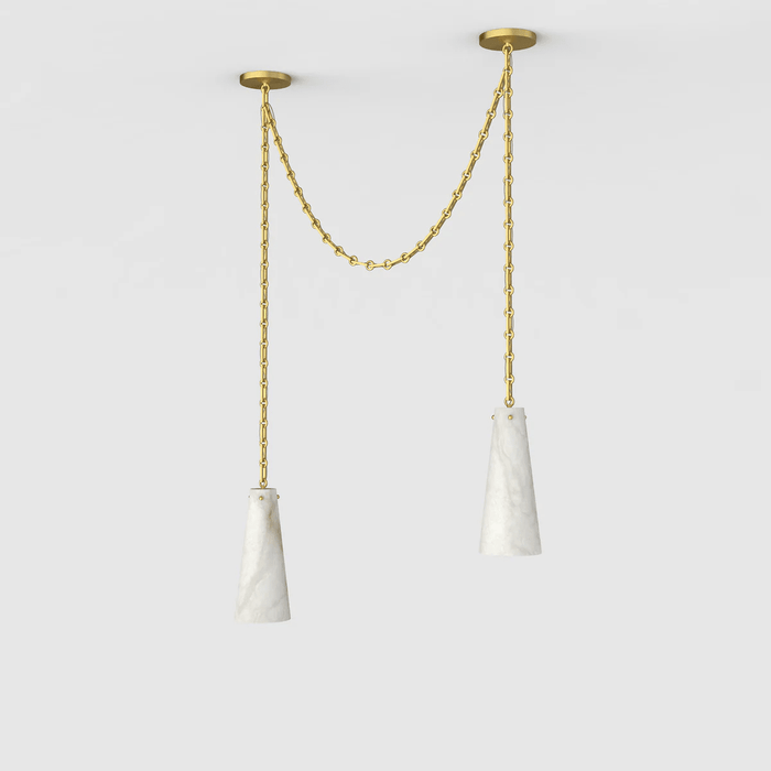 Savona Alabaster Chandelier - Simprolos