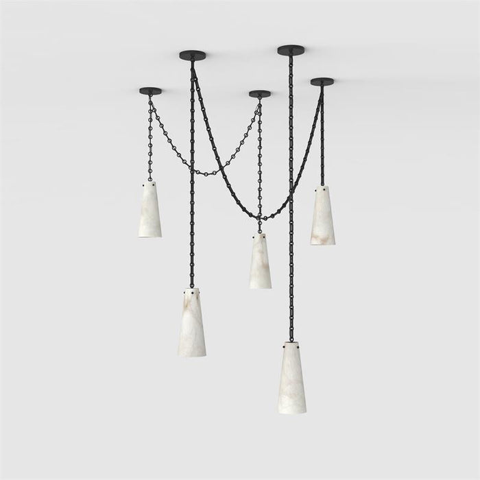 Savona Alabaster Chandelier - Simprolos