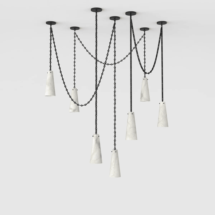 Savona Alabaster Chandelier - Simprolos
