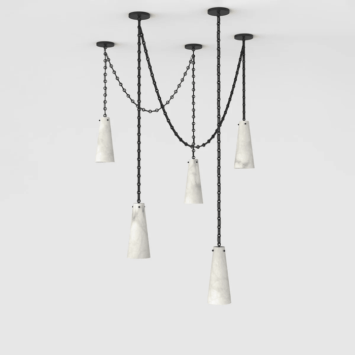 Savona Alabaster Chandelier - Simprolos