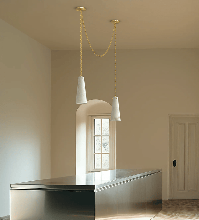 Savona Alabaster Chandelier - Simprolos