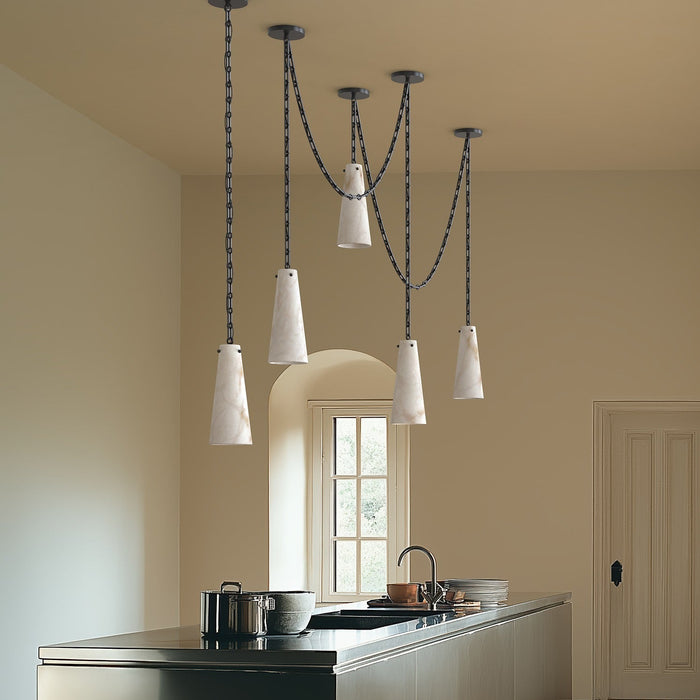Savona Alabaster Chandelier - Simprolos