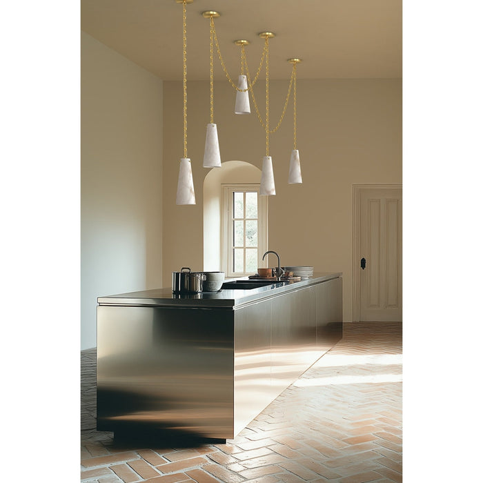 Savona Alabaster Chandelier - Simprolos