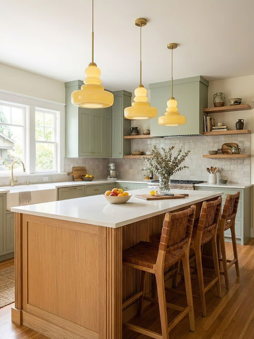 Schoolhouse Glass Pendant Light - Simprolos