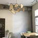 Screen Cannage Suspension Rattan Petal Pendant Lamp - Simprolos