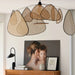 Screen Cannage Suspension Rattan Petal Pendant Lamp - Simprolos