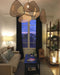 Screen Cannage Suspension Rattan Petal Pendant Lamp - Simprolos