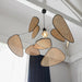 Screen Cannage Suspension Rattan Petal Pendant Lamp - Simprolos