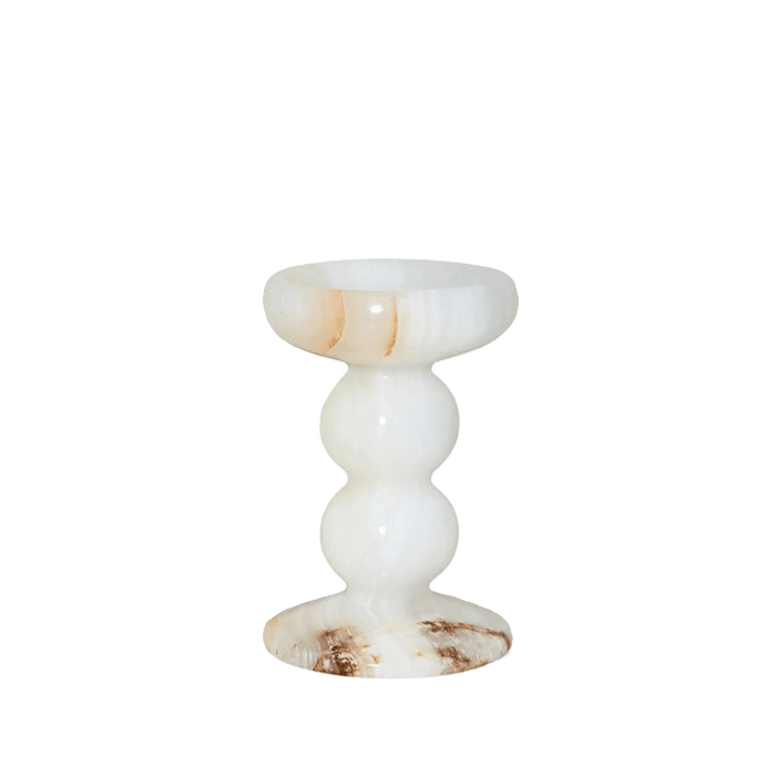Sculpted Jade Candle Holder - Simprolos