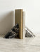 Sculpted Marble Bookends - Simprolos