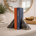 Sculpted Marble Bookends - Simprolos