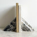Sculpted Marble Bookends - Simprolos