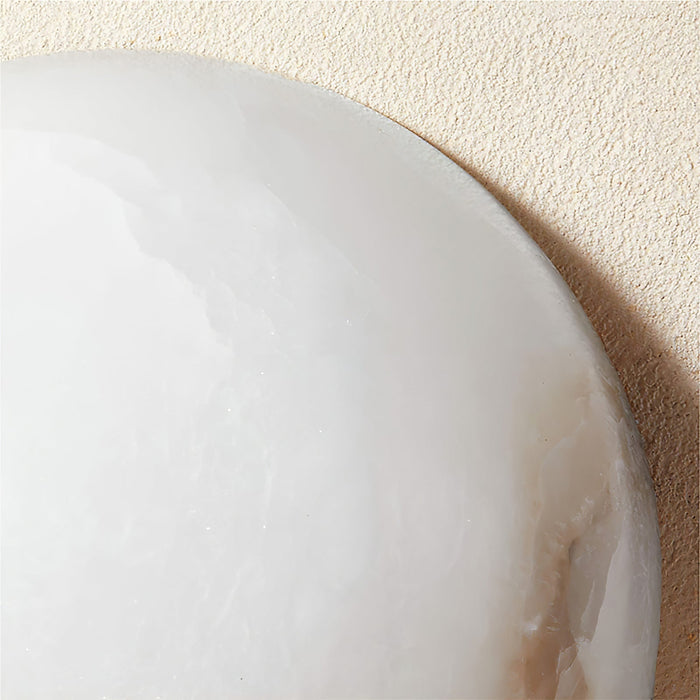 Semicircular Alabaster Wall Lamp - Simprolos