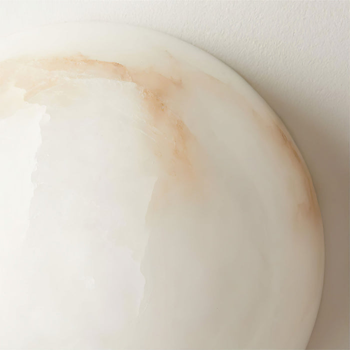 Semicircular Alabaster Wall Lamp - Simprolos