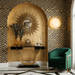 Semicircular Alabaster Wall Lamp - Simprolos