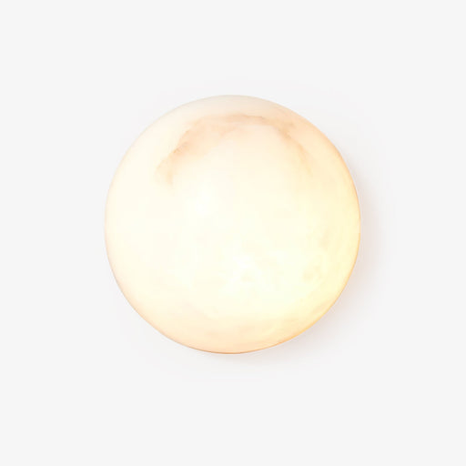 Semicircular Alabaster Wall Lamp - Simprolos