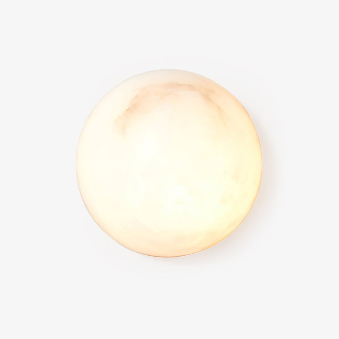 Semicircular Alabaster Wall Lamp - Simprolos