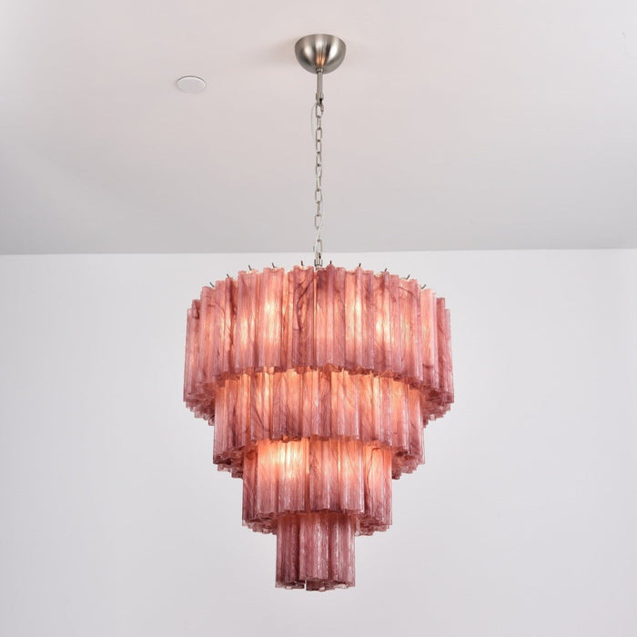 Serava Cascade Glass Chandelier - Simprolos