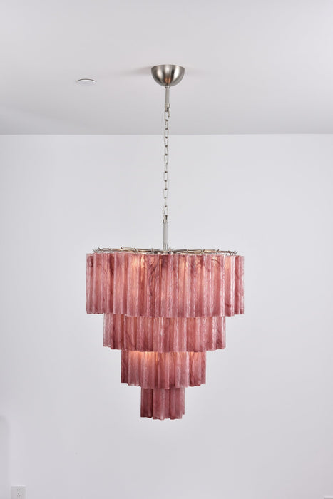Serava Cascade Glass Chandelier - Simprolos