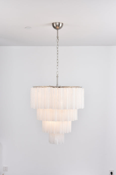 Serava Cascade Glass Chandelier - Simprolos