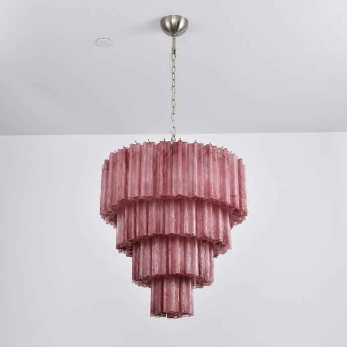 Serava Cascade Glass Chandelier - Simprolos