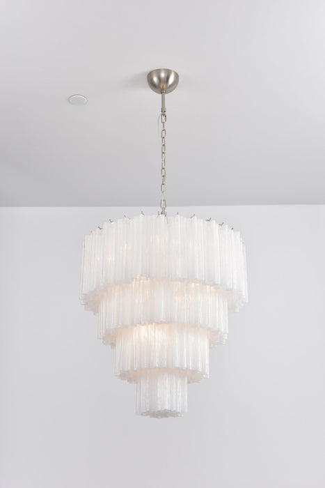 Serava Cascade Glass Chandelier - Simprolos
