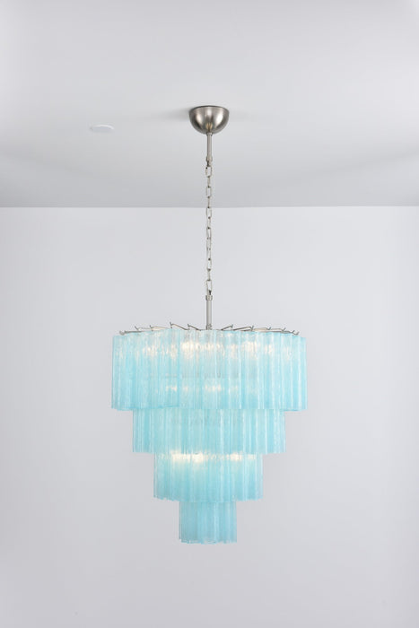 Serava Cascade Glass Chandelier - Simprolos
