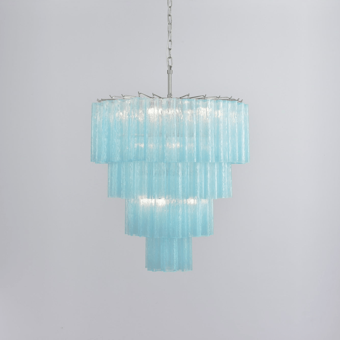Serava Cascade Glass Chandelier - Simprolos